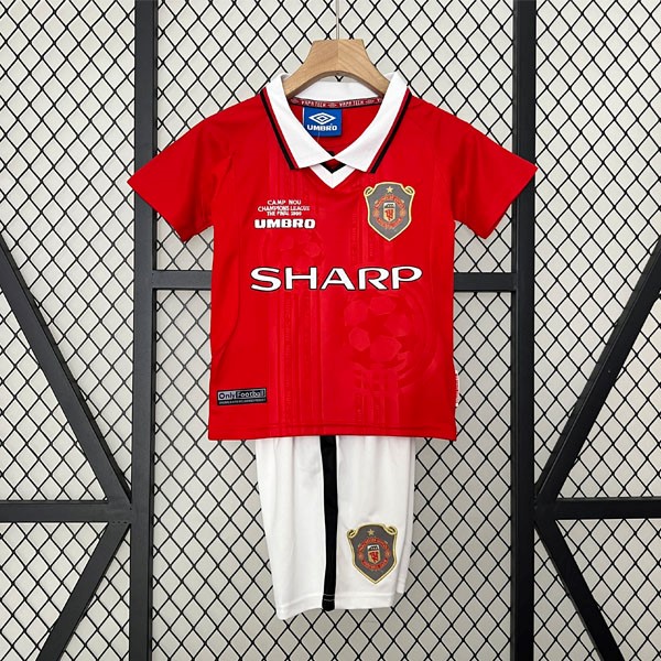 Camiseta Manchester United Primera Niño Retro 1999 2000